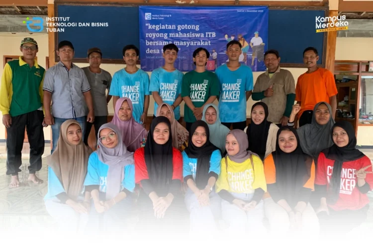 Mahasiswa ITB Tuban Terjun ke Desa Talun, Wujudkan Semangat Change Maker